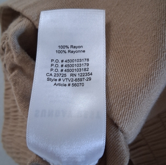 Sunday Best (Aritzia)/ Tan Sullivan Palazzo Capri Pants/ Size US XS - Picture 6 of 13